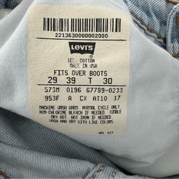 Vintage 550 Levi’s 1996 Made in the USA Size 28 - Picture 6 of 13